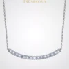 Famous Moissanite Lab Grown Diamond Necklace by TRESHKOVA