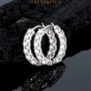 Hoop Moissanite Lab Grown Diamond Earrings by TRESHKOVA - Image 5